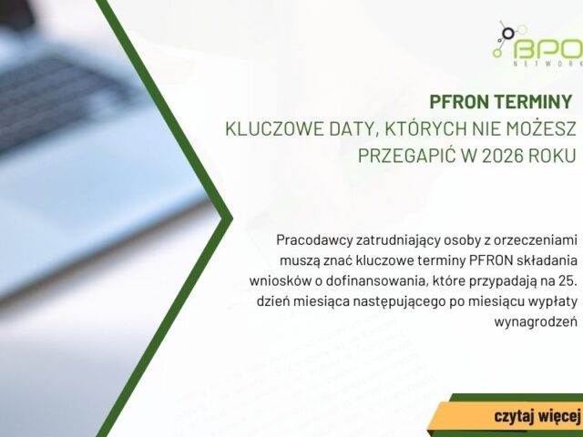 PFRON terminy – kluczowe daty, których nie możesz przegapić w 2026 roku