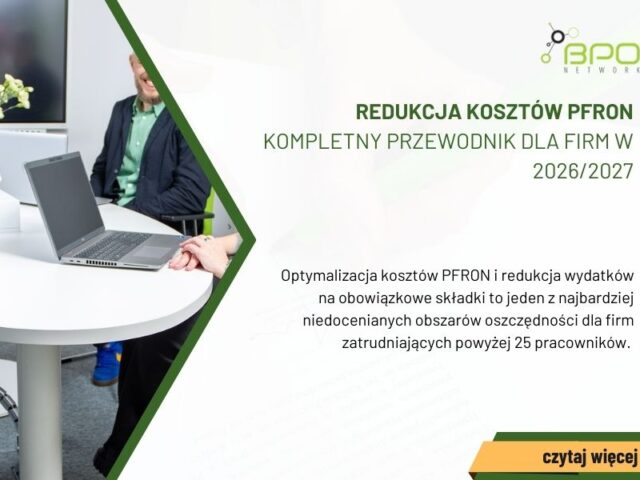Redukcja kosztów PFRON – kompletny przewodnik dla firm w 2026/2027
